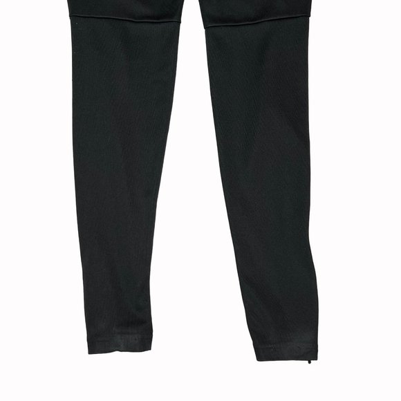 ADIDAS Climacool Jogger XS Black Fitted Zip Leg Track Pants Warm Up Pull On - Picture 10 of 13